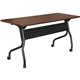 Lorell Flip Top Training Table - Rectangle Top - Four Leg Base - 4 Legs x 48" Table Top Width x 23.60" Table Top Depth - 29.50" 