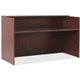 Lorell Essentials Series Front Reception Desk - 1" Top, 72" x 36"42.5" Desk - Finish: Mahogany Laminate - Durable - For Office