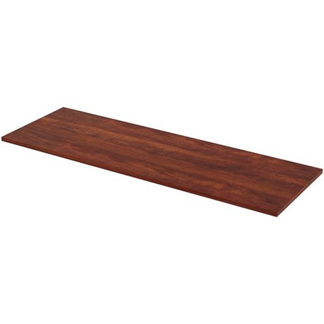 Lorell Training Tabletop - Cherry Rectangle, Laminated Top - Adjustable Height - 72" Table Top Width x 24" Table Top Depth x 1" 