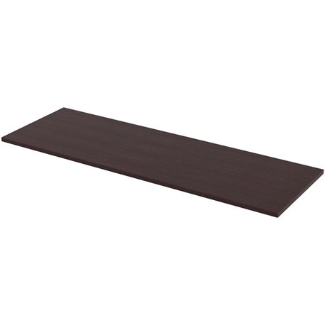 Lorell Training Tabletop - Espresso Rectangle, Laminated Top - Adjustable Height - 72" Table Top Width x 24" Table Top Depth x 1