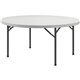 Lorell Ultra-Lite Banquet Folding Table - For - Table TopRound Top - 800 lb Capacity x 71" Table Top Diameter - 29.25" Height x 