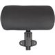 Lorell Ergomesh Executive Chair Headrest - Black - 1 Each