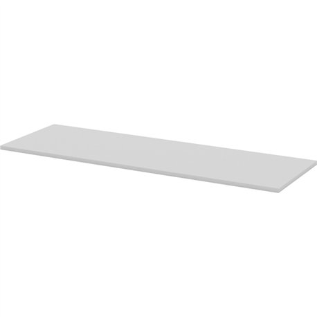 Lorell Training Tabletop - For - Table TopGray Rectangle Top - 72" Table Top Length x 24" Table Top Width x 1" Table Top Thickne