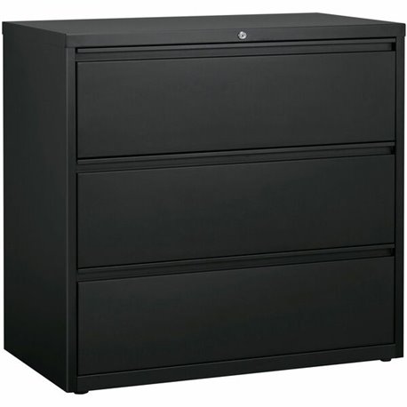 Lorell Fortress Series Lateral File - 42" x 18.8" x 40.1" - 3 x Drawer(s) for File - A4, Legal, Letter - Lateral - Anti-tip, Sec