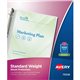 Avery Standard Weight Sheet Protectors - Sheet Capacity - For Letter 8 1/2" x 11" Sheet - Ring Binder - Top Loading - Clear - Po