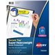 Avery Secure Top Sheet Protectors - For Letter 8 1/2" x 11" Sheet - 3 x Holes - Ring Binder - Top Loading - Clear - Polypropylen