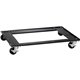 Lorell Commercial Cabinet Dolly - Metal - x 42" Width x 24" Depth x 4" Height - Black - 1 Each