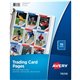 Avery Trading Card Pages - 90 x Trading Card Capacity - 3 x Rings - Ring Binder - Clear - 24 / Carton