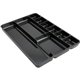 Lorell Drawer Tray Organizer - 9 Compartment(s) - 1.3" Height x 14" Width x 9.4" Depth - Black - 1 Each