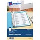 Avery Mini Diamond Clear Heavyweight Sheet Protectors - 1 x Sheet Capacity - 5 1/2" x 8 1/2" Sheet - 7 x Holes - 3 x Rings - Rin