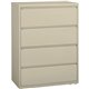 Lorell Fortress Series Lateral File - 42" x 18.6" x 52.5" - 4 x Drawer(s) for File - Legal, Letter, A4 - Lateral - Rust Proof, L