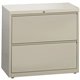 Lorell Fortress Series Lateral File - 36" x 18.6" x 28.1" - 2 x Drawer(s) for File - Legal, Letter, A4 - Lateral - Rust Proof, L