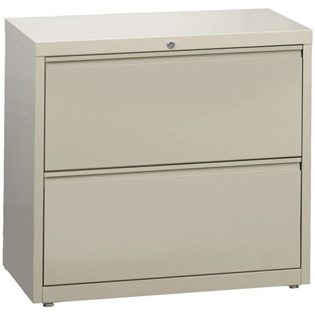 Lorell Fortress Series Lateral File - 36" x 18.6" x 28.1" - 2 x Drawer(s) for File - Legal, Letter, A4 - Lateral - Rust Proof, L