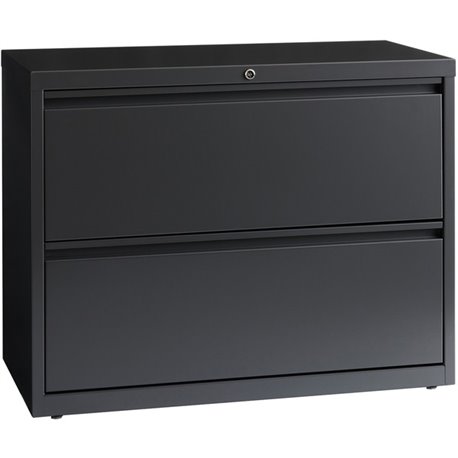 Lorell Fortress Series Lateral File - 36" x 18.6" x 28.1" - 2 x Drawer(s) - Legal, Letter, A4 - Lateral - Rust Proof, Leveling G