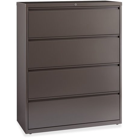 Lorell Fortress Series Lateral File - 42" x 18.6" x 52.5" - 4 x Drawer(s) for File - Letter, Legal, A4 - Lateral - Magnetic Labe