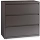 Lorell Fortress Series Lateral File - 42" x 18.6" x 40.3" - 3 x Drawer(s) for File - A4, Legal, Letter - Lateral - Magnetic Labe