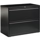 Lorell Fortress Series Lateral File - 36" x 18.6" x 28.1" - 2 x Drawer(s) for File - Letter, Legal, A4 - Lateral - Leveling Glid