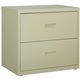 Lorell Value Lateral File - 2-Drawer - 30" x 18.6" x 28.1" - 2 x Drawer(s) for File - A4, Letter, Legal - Interlocking, Ball-bea