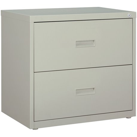 Lorell Value Lateral File - 2-Drawer - 30" x 18.6" x 28.1" - 2 x Drawer(s) for File - A4, Letter, Legal - Interlocking, Ball-bea