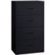 Lorell Value Lateral File - 4-Drawer - 30" x 18.6" x 52.5" - 4 x Drawer(s) for File - A4, Legal, Letter - Adjustable Glide, Ball