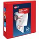 Avery Heavy-Duty View Red 3" Binder (79325) - Avery Heavy-Duty View 3 Ring Binder, 3" One Touch EZD Rings, 3.5" Spine, 1 Red Bin