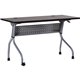 Lorell Flip Top Training Table - Rectangle Top - Four Leg Base - 4 Legs x 48" Table Top Width x 23.50" Table Top Depth - 29.50" 