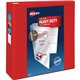 Avery Heavy-Duty View Red 4" Binder (79326) - Avery Heavy-Duty View 3 Ring Binder, 4" One Touch EZD Rings, 4.5" Spine, 1 Red Bin