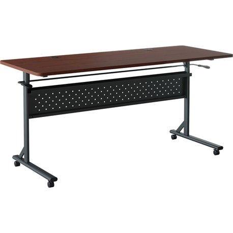 Lorell Shift 2.0 Flip and Nesting Mobile Table - For - Table TopLaminated Rectangle Top - 60" Table Top Length x 24" Table Top W