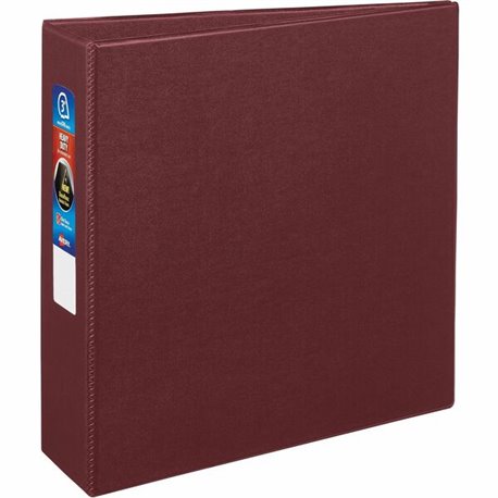 Avery Heavy-Duty Maroon 3" Binder (79363) - Avery Heavy-Duty 3 Ring Binder, 3" One Touch EZD Rings, 3.5" Spine, 1 Maroon Binder 