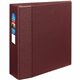 Avery Heavy-Duty Maroon 4" Binder (79364) - Avery Heavy-Duty 3 Ring Binder, 4" One Touch EZD Rings, 4.5" Spine, 1 Maroon Binder 