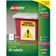 Avery TrueBlock ID Label - Waterproof - 8 1/2" Width x 11" Length - Permanent Adhesive - Rectangle - Laser - White - Film - 1 / 