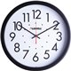 Lorell 14-1/2" Self-Set Wall Clock - Analog - Quartz - White Main Dial - Black