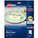 Avery Sure Feed Tent Cards - 79 Brightness - 2" x 3 1/2" - 160 / Pack - Heavyweight, Durable, Repositionable, Rounded Corner, Un