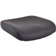 Lorell Antimicrobial Seat Cushion for Conjure Executive Mid/High-back Chair Frame - Black - Vinyl - 1 Each