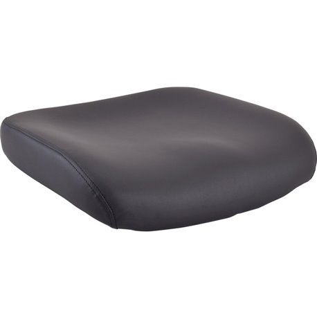 Lorell Antimicrobial Seat Cushion for Conjure Executive Mid/High-back Chair Frame - Black - Vinyl - 1 Each