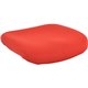 Lorell Padded Seat Cushion for Conjure Executive Mid/High-back Chair Frame - Red - Fabric - 1 Each