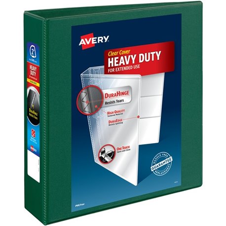 Avery DuraHinge Ring Binder - 2" Binder Capacity - Letter - 8 1/2" x 11" Sheet Size - 540 Sheet Capacity - Ring Fastener(s) - 4 