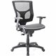 Lorell Conjure Mesh Task Chair - Black - Armrest - 1 Each