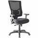 Lorell Conjure High-Back Office Chair - Fabric Seat - High Back - Black - Armrest - 1 Each