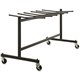 Lorell Folding Chair Dolly - x 68" Width x 30.8" Depth x 35.8" Height - Black Steel Frame - Black - For 42 Devices - 1 Each