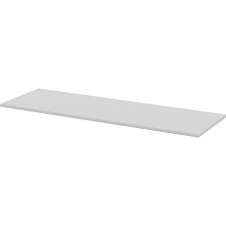 Lorell Training Tabletop - For - Table TopGray Rectangle Top - 72" Table Top Length x 24" Table Top Width x 1" Table Top Thickne