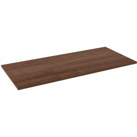 Lorell Multipurpose Tabletop - 30" x 66" x 1" - Band Edge - Walnut, Laminate Table Top - For Conference Table, Office