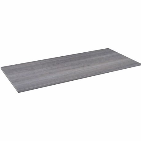 Lorell Multipurpose Tabletop - 30" x 66" x 1" - Band Edge - Weathered Charcoal, Laminate Table Top - For Conference Table, Offic