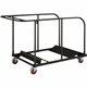 Lorell Round Planet Table Trolley Cart - Steel - x 52" Width x 32.8" Depth x 40.2" Height - Charcoal - For 16 Devices - 1 Each