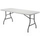 Lorell Ultra-Lite Banquet Table - For - Table TopLight Gray Rectangle Top - Dark Gray Base - 600 lb Capacity x 72" Table Top Wid