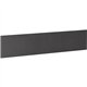 Lorell Essentials Series Hutch Tackboards - 16.50" Height x 63.88" Width x 0.50" Depth - Black Fabric Surface - Laminated - 1 Ea