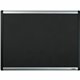 Lorell Mesh Bulletin Board - 48" Height x 72" Width - Fabric Surface - Black Anodized Aluminum Frame - 1 Each