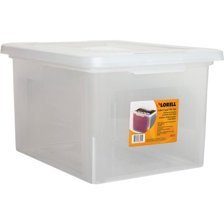 Lorell Stacking File Box - External Dimensions: 14.2" Width x 18" Depth x 10.8"Height - Media Size Supported: Letter, Legal - In