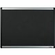 Lorell Mesh Bulletin Board - 36" Height x 48" Width - Fabric Surface - Black Anodized Aluminum Frame - 1 Each