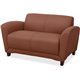 Lorell Accession Reception Loveseat - 55" x 31.5" x 34.5" - 1 Each